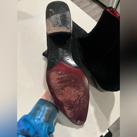 Jeffrey West Muse Boots in Black Suede, Men's size 12 - Picture 3 of 13